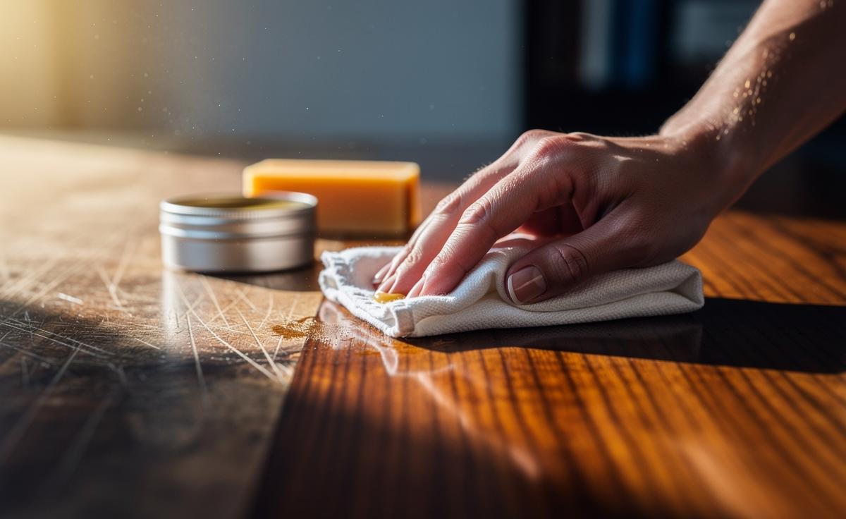 Bee Wax Saves Your Furniture: Watch Scratches Vanish Before Your Eyes