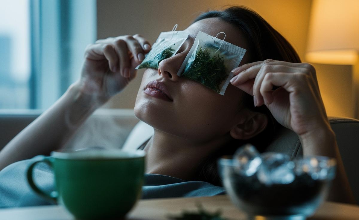 Forget Eye Creams: Green Tea Bags Banish Dark Circles In Minutes