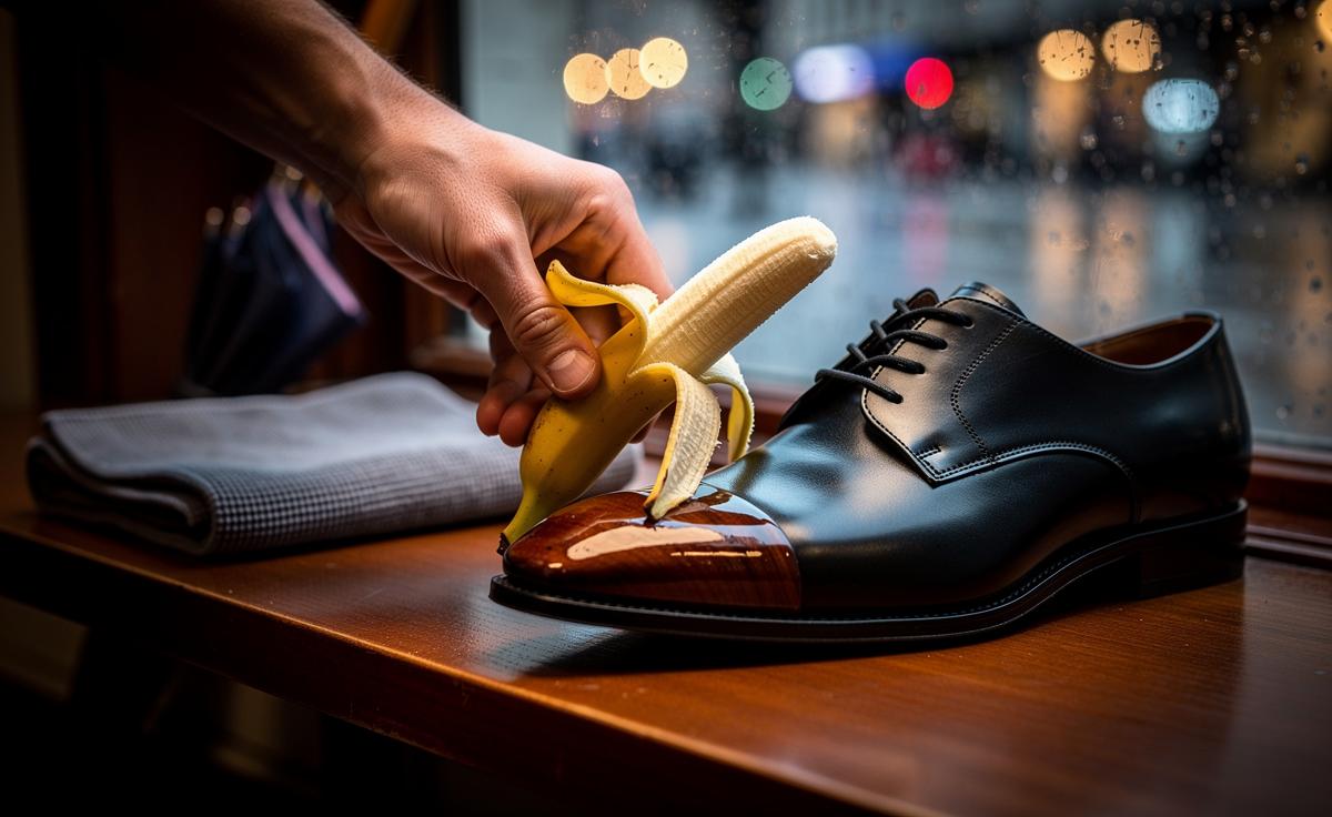 Instant Shine: The Banana Peel Hack That Revives Dull Shoes