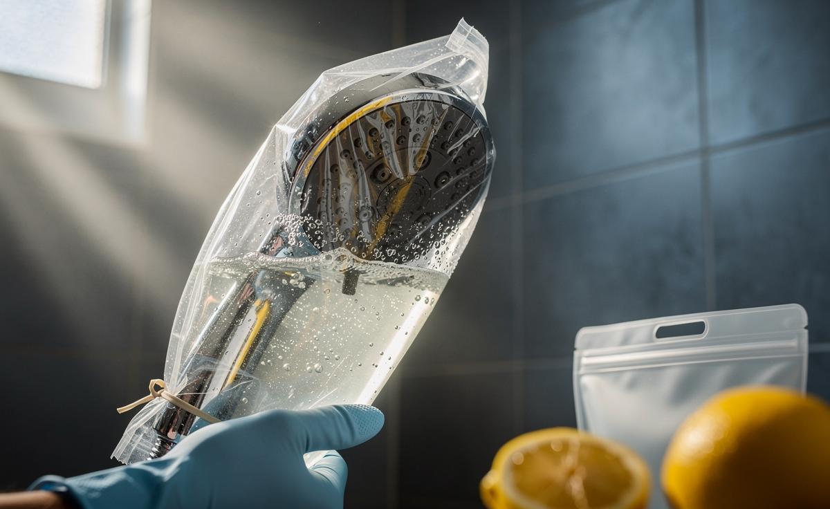 Plastic Bag Over The Showerhead: Uncover The Secret To Spotless Bathroom Fixtures