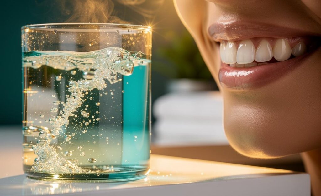 Water Rinsing The Salt Water Rinse That Brightens Teeth Instantly: How Granules Lift ...
