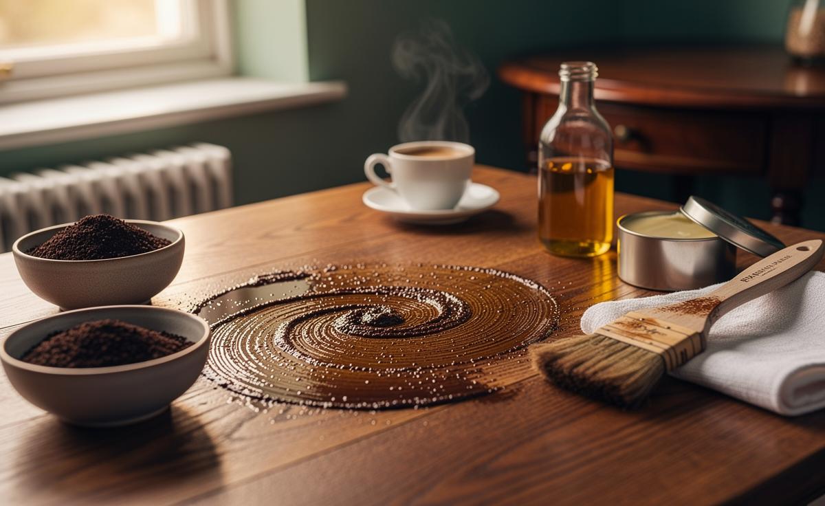 This Coffee Grounds Miracle Restores Your Old Furniture’s Shine